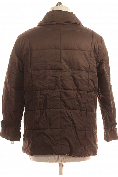 Prošívaná Dámská Bunda Hnědá Vel. 46