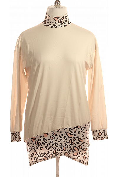 Vzorovaná  Halenka Béžová