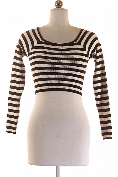 Dámské Tričko Černobílý Asos Vel. 32