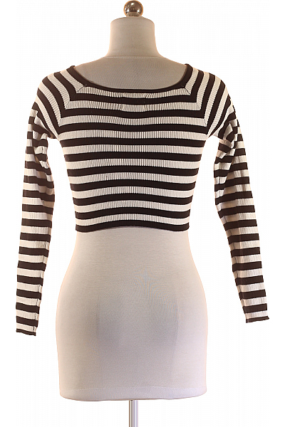 Dámské Tričko Černobílý Asos Vel. 32