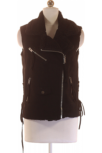 CLOCKHOUSE Kratká Dámská Vesta Černá Vel. 36