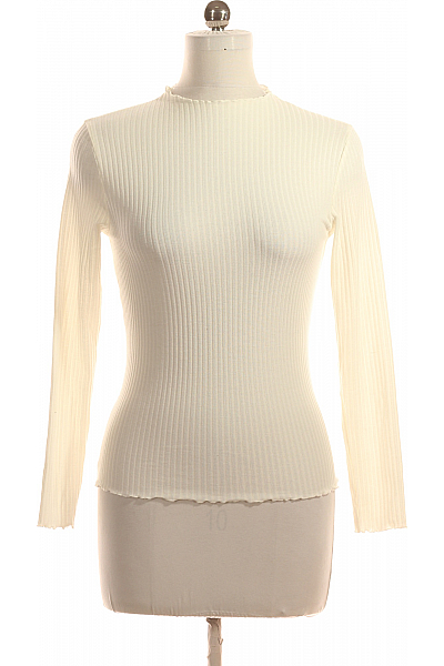  Halenka Pletená Bílá Second Hand