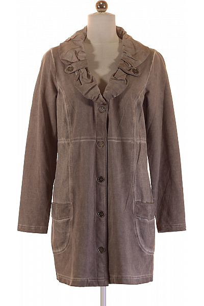 GINA LAURA Dámský Kabát Šedý Vel. S