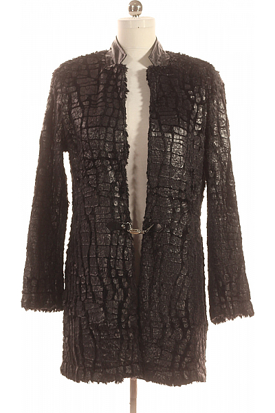 Alba Moda Krátký Dámský Kabát Černý Vel. 42