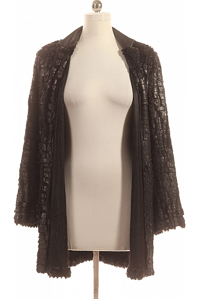 Alba Moda Krátký Dámský Kabát Černý Vel. 42