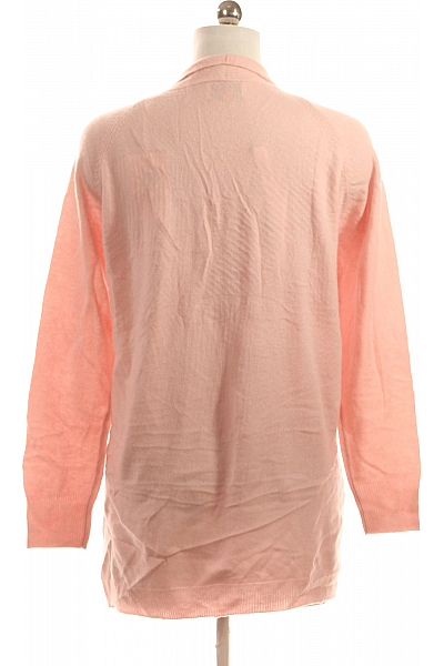 Dámský Cardigan Vlněný Růžový Vel. 40