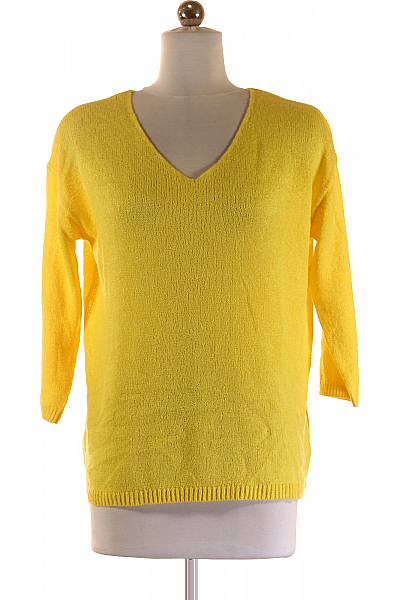  Halenka Pletená Žlutá Vel. S