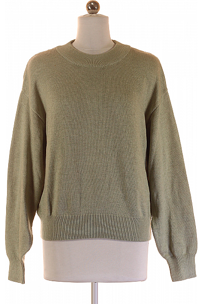 Dámský Pulovr Zelený Second Hand Vel.  S