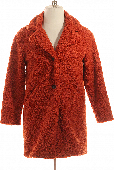 Canda Krátký Dámský Kabát Červený Second Hand Vel. 38