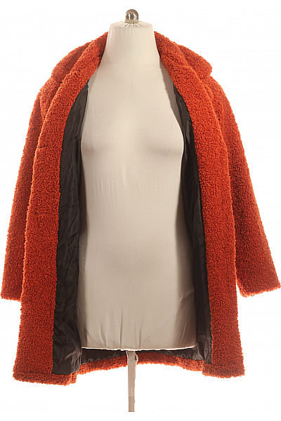 Canda Krátký Dámský Kabát Červený Second hand Vel. 38