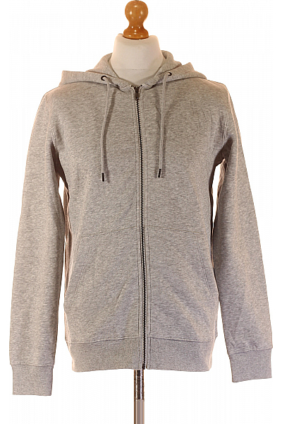 Pánská Mikina Na Zip Šedá JACK & JONES Vel. M