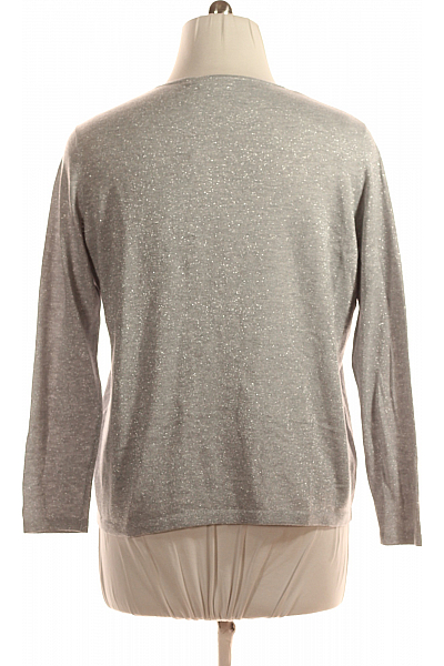 Canda  Halenka Pletená Stříbrná Vel. L