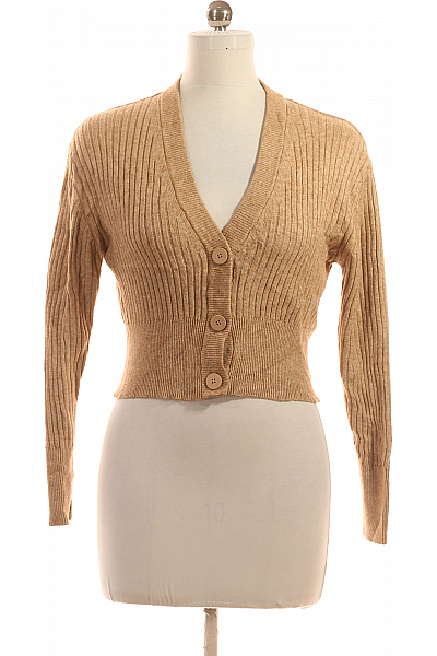 PULL&BEAR Dámský Svetr Hnědý Second Hand Vel. M