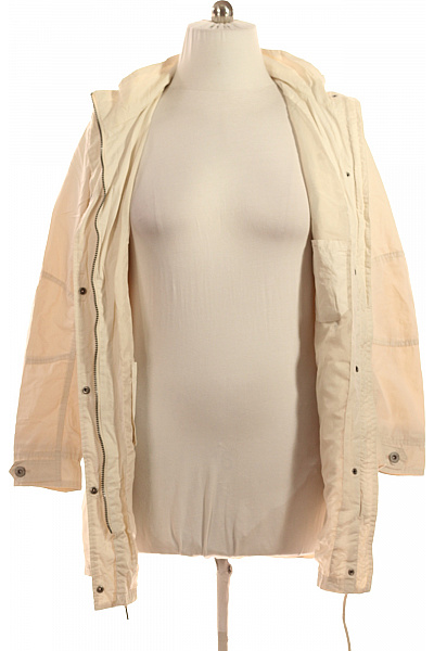 Dámská Přechodné Bundy Béžová Second hand Vel. L
