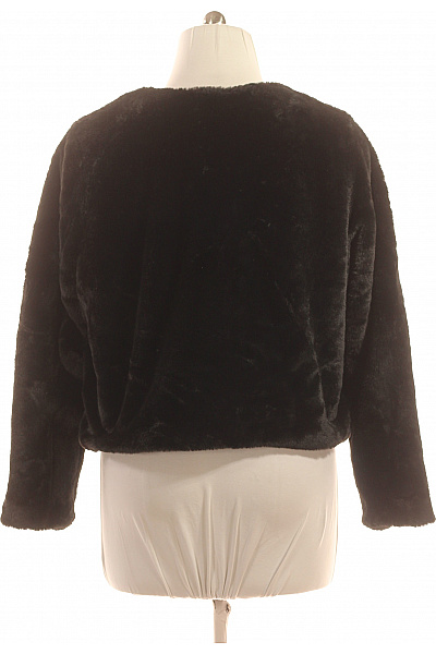 Dámský Kožich Černý Ms Mode Second hand Vel. 48