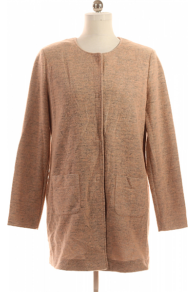 Dámský Kabát Růžový Vel. 40