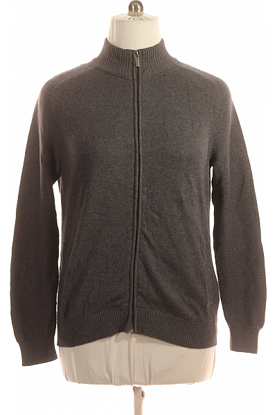 Pánský Svetr Šedý Bugatti Vel. L