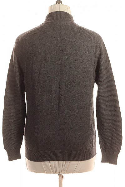 Pánský Svetr Šedý Bugatti Vel. L