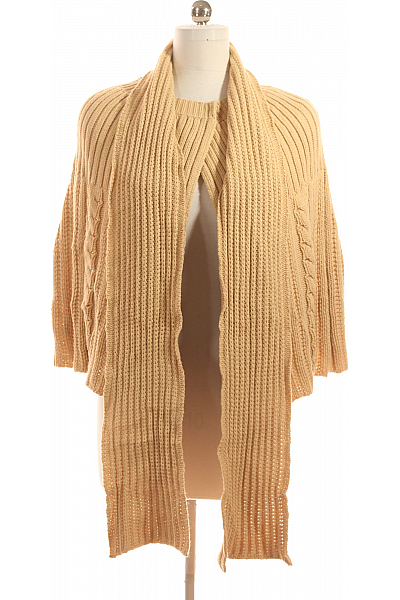  Pončo Béžové Vel. ONE SIZE