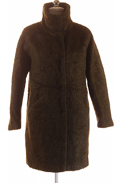 HALLHUBER Krátký Dámský Kabát Vlněný Zelený Vel.  34