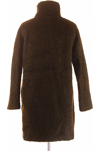 HALLHUBER Krátký Dámský Kabát Vlněný Zelený Vel.  34