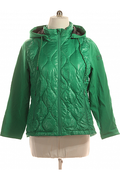 Prošívaná Dámská Bunda Zelená Vel. 44