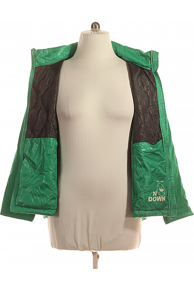 Prošívaná Dámská Bunda Zelená Vel. 44