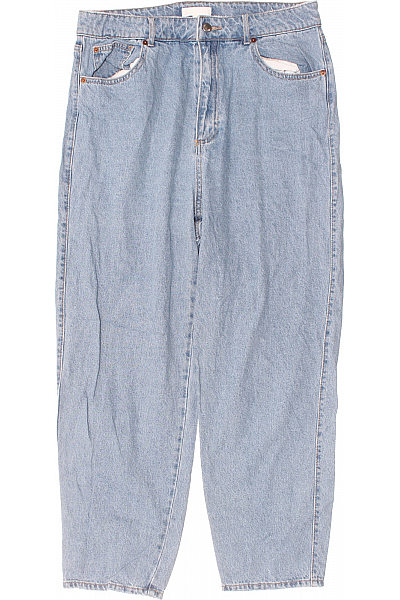 Boyfriend Dámské Džíny Modré Second Hand Vel.  44