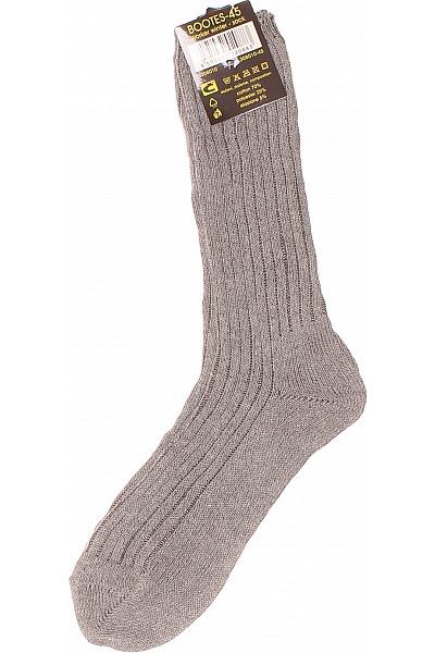 Ponožky Šedé Second Hand Vel. 45