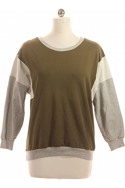 Dámská Mikina Bez Zapínání Zelená