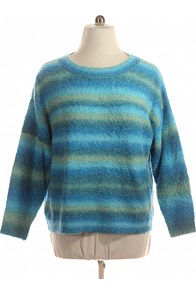Dámský Pulovr Modrý RAINBOW Vel. 44/46
