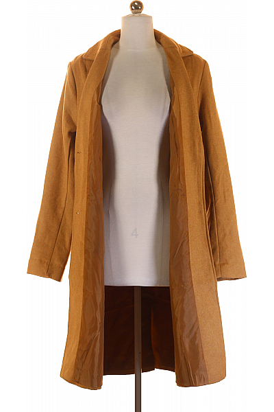 Krátký Dámský Kabát Hnědý Second hand Vel. 36