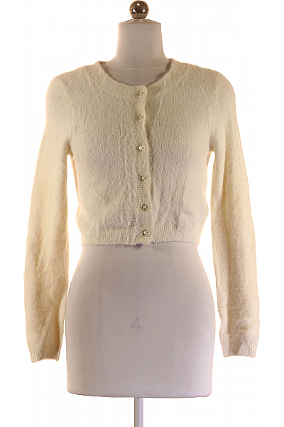 Dámský Cardigan Bílý Second Hand Vel. S