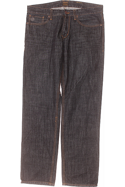 Pánské Rovné Džíny Černé S.OLIVER Vel. 32/32