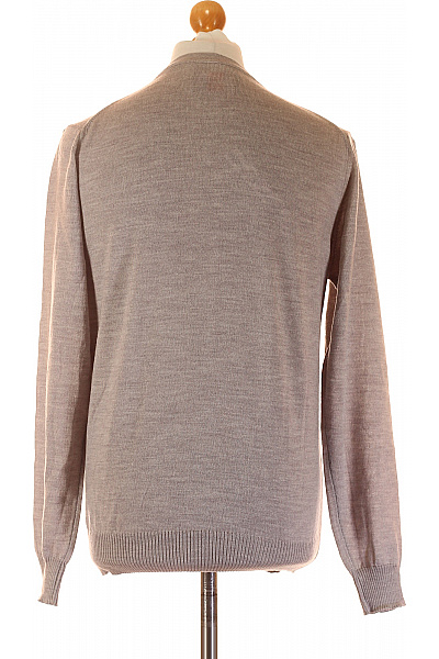 Charles Tyrwhitt Pánský Svetr Vlněný Šedý Vel. M