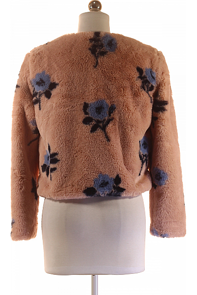 ZARA Dámský Kabát Růžový Vel.  S