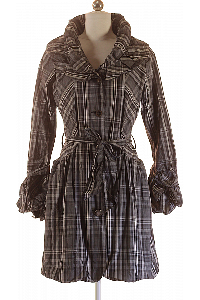 Dámský Kabát Šedý Vel. 36