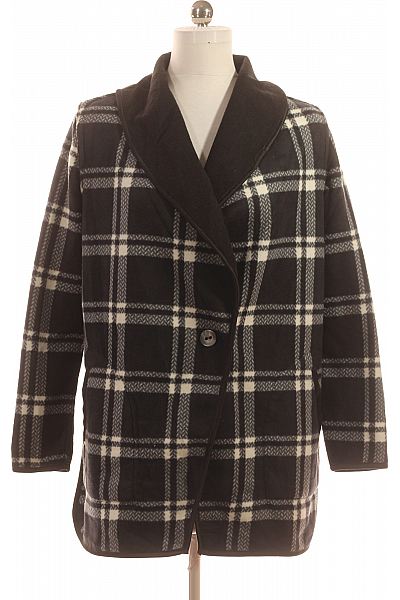 Krátký Dámský Kabát Černý