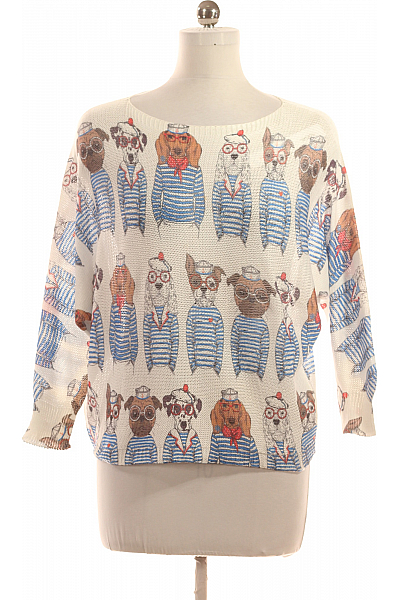  Halenka Pletená Barevná Second Hand