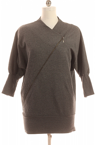 Dámská Mikina Bez Zapínání Šedá