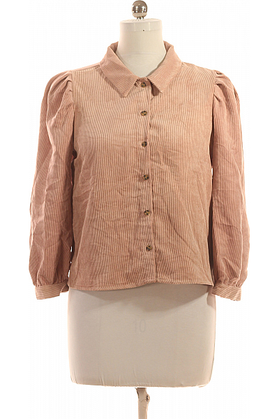 Vzorovaná Dámská Košile Růžová Second Hand Vel. 38