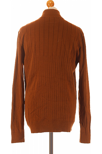 Pánský Svetr Hnědý Vel. L