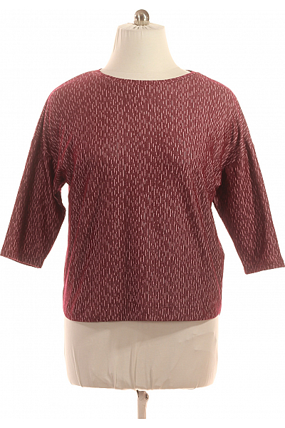 Vzorovaná  Halenka Vínová Vel. M