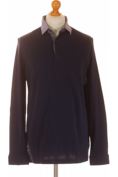 Pánské Tričko Modré BONPRIX Vel.  48/50