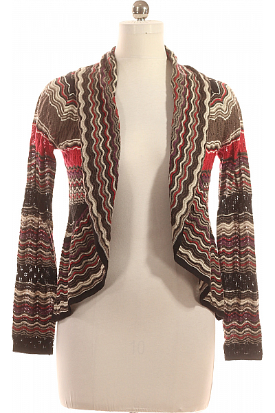 Dámský Svetr Vlněný Barevný COMMA Second Hand Vel. 40