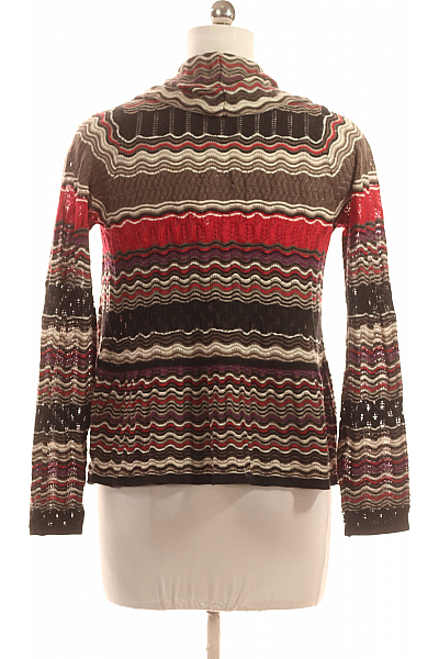 Dámský Svetr Vlněný Barevný COMMA Second hand Vel. 40