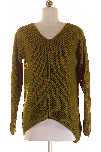 Dámský Svetr Zelený Second Hand Vel. S