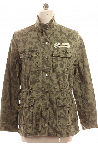 S.OLIVER Dámská Bunda Zelená Second Hand Vel. 40