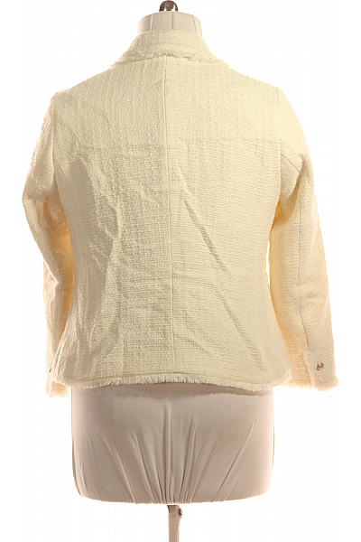 Teplé Dámské Sako Béžové Second hand Vel. 44