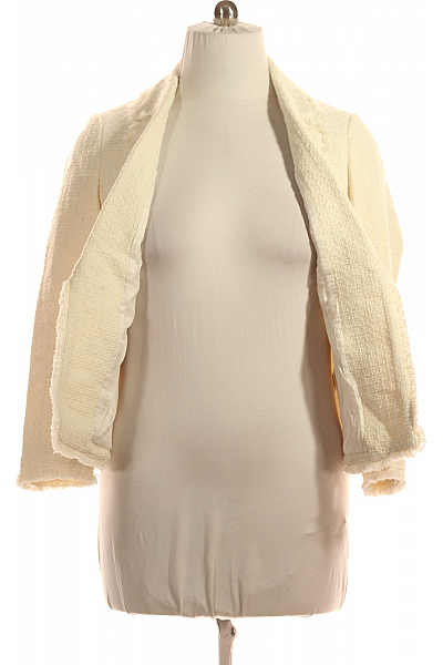 Teplé Dámské Sako Béžové Second hand Vel. 44